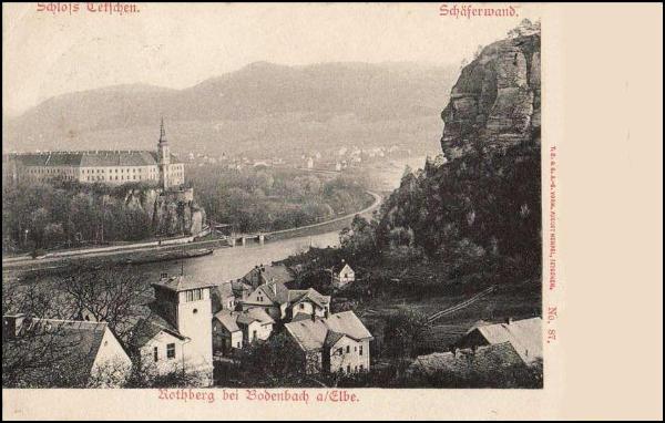 Děčín - zámek a Pastýřská stěna