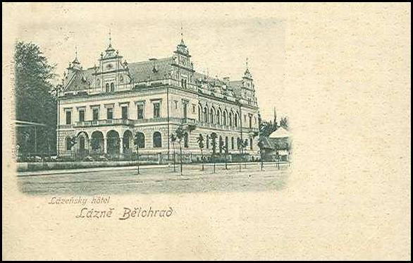 Lázně Bělohrad - lázeňský hotel