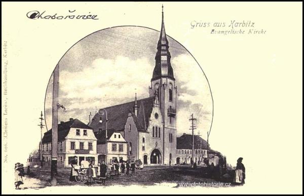 Chabařovice - kostel evangelický